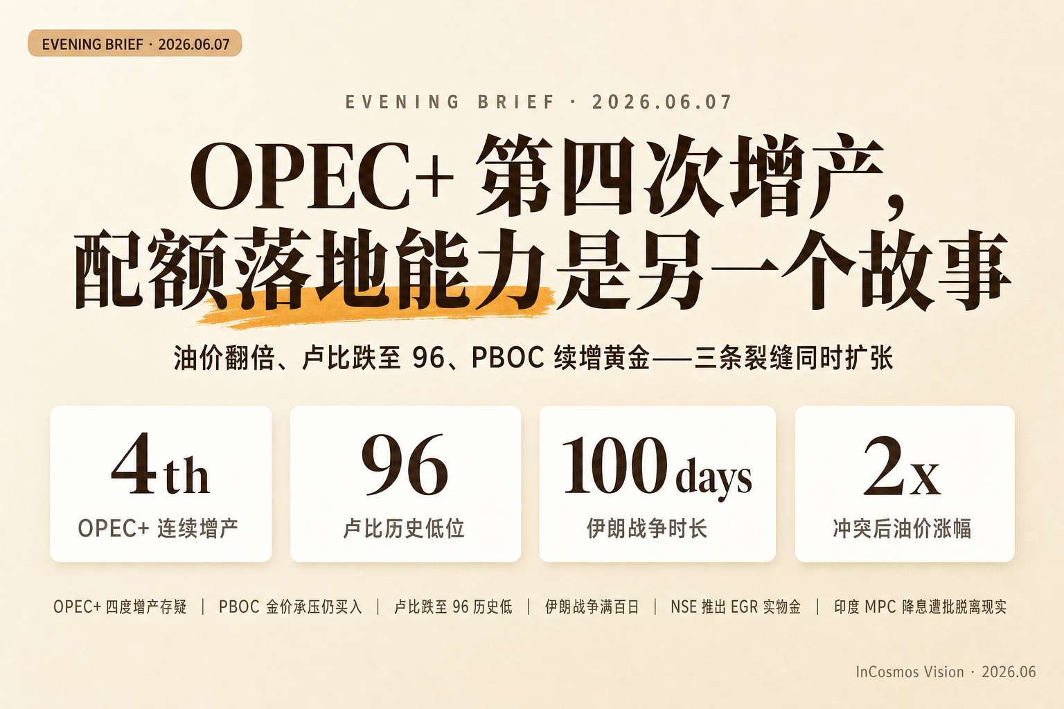 📰 晚间速读 | 2026-06-07(周日)